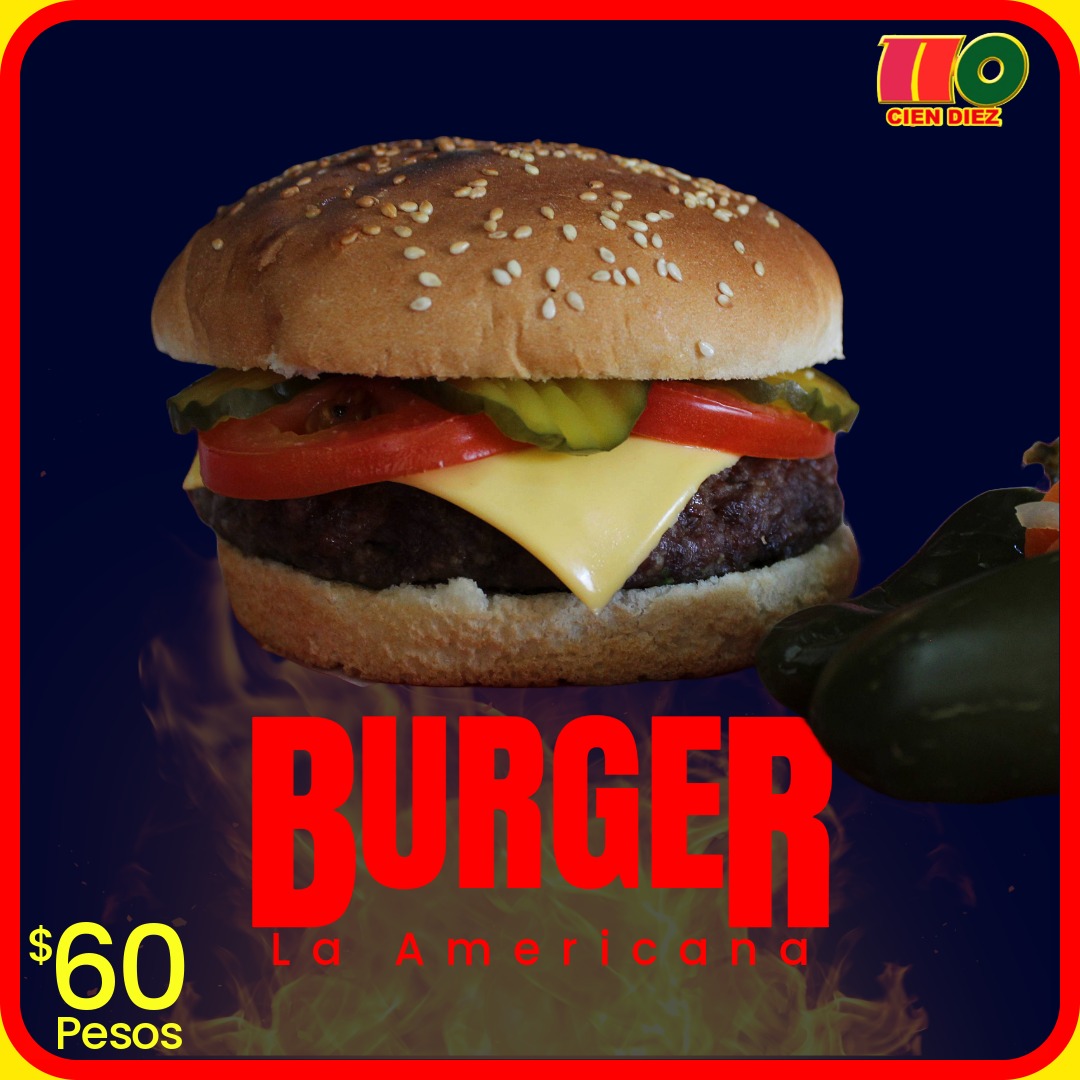110 Cien Diez, Hamburguesas